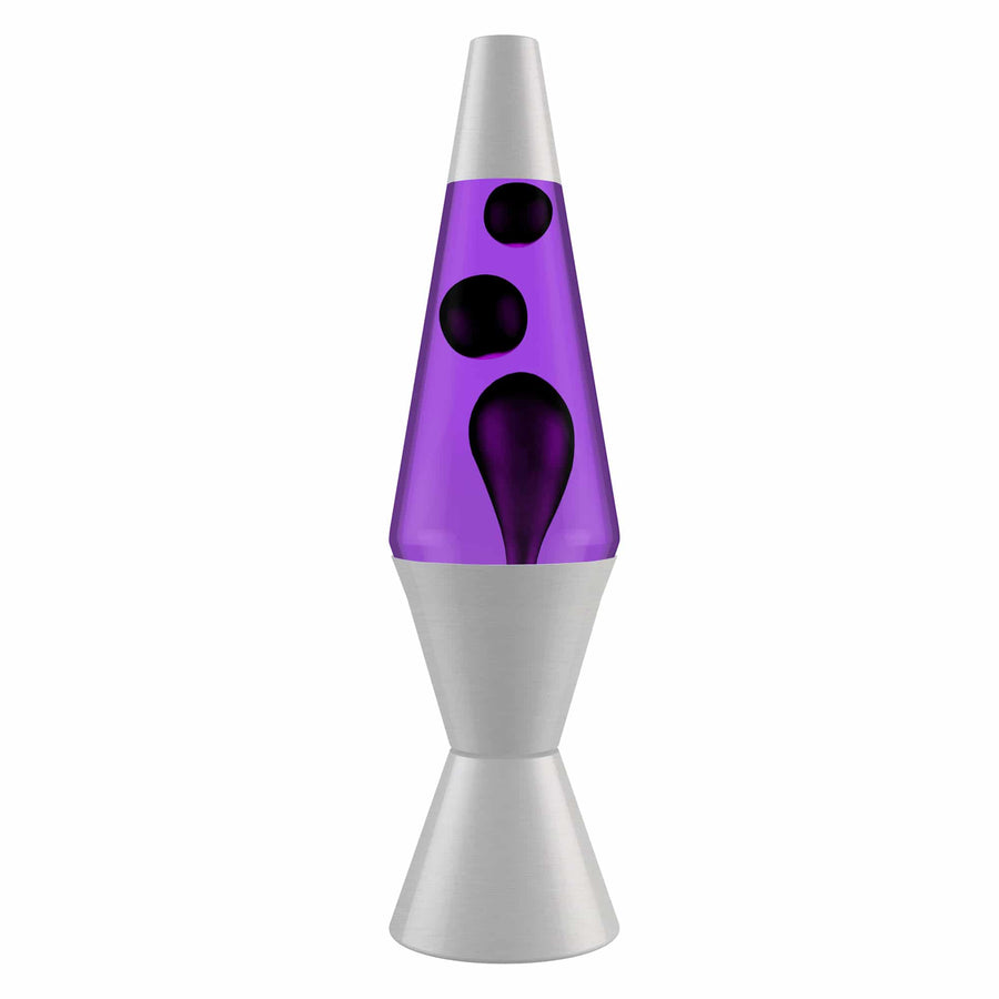 14.5’’ LAVA LAMP – BLACK & PURPLE U8