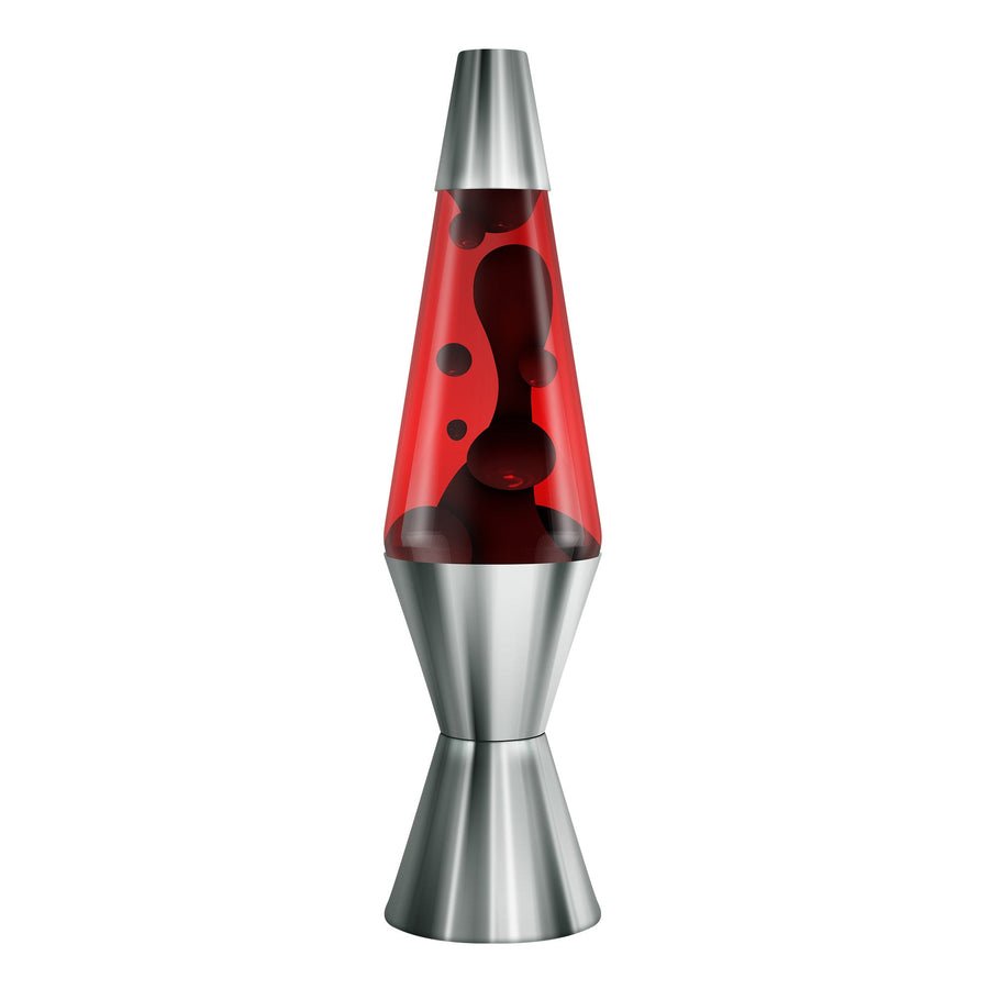 14.5″ LAVA LAMP CHROME PLATED CRIMSON X6