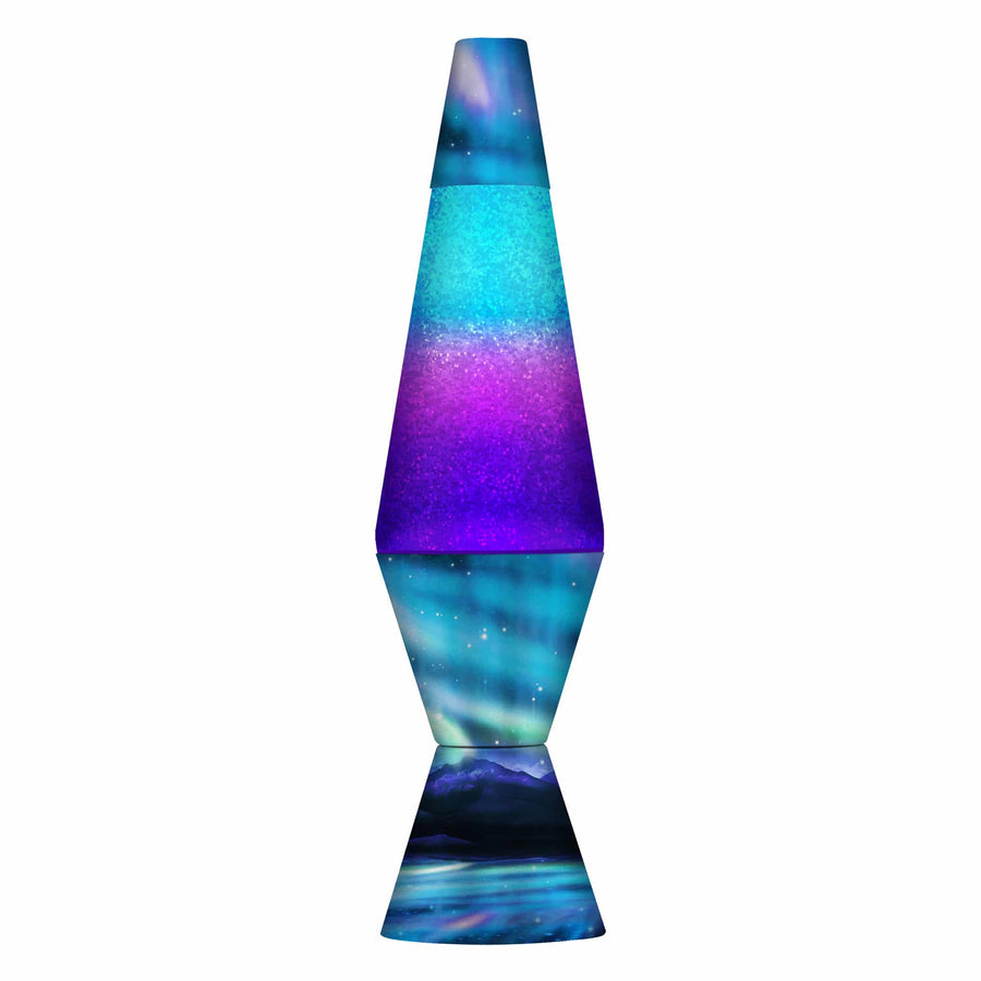 14.5″ LAVA LAMP COLORMAX NORTHERN LIGHTS – GLITTER Z7