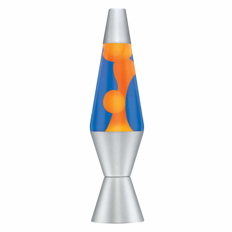 14.5” LAVA LAMP – ORANGE/BLUE/SILVER Y1
