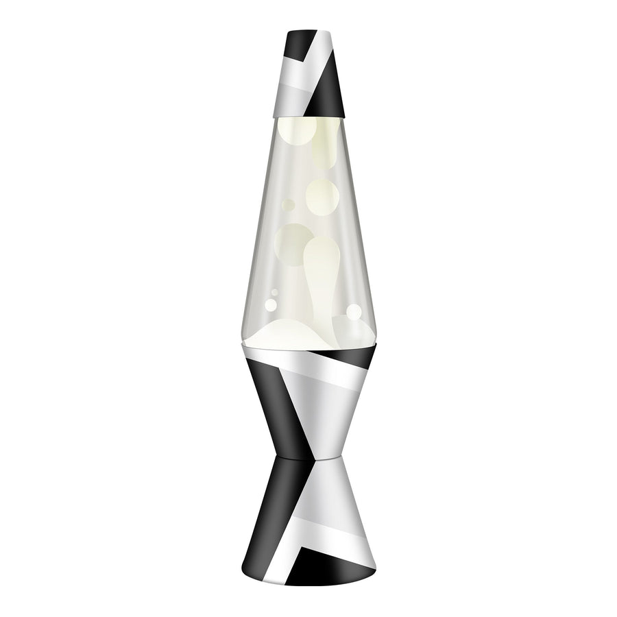 14.5″ LAVA LAMP POLYGONAL WHITE TONE X3