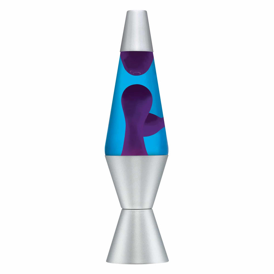 14.5″ LAVA LAMP – PURPLE/BLUE/SILVER B4