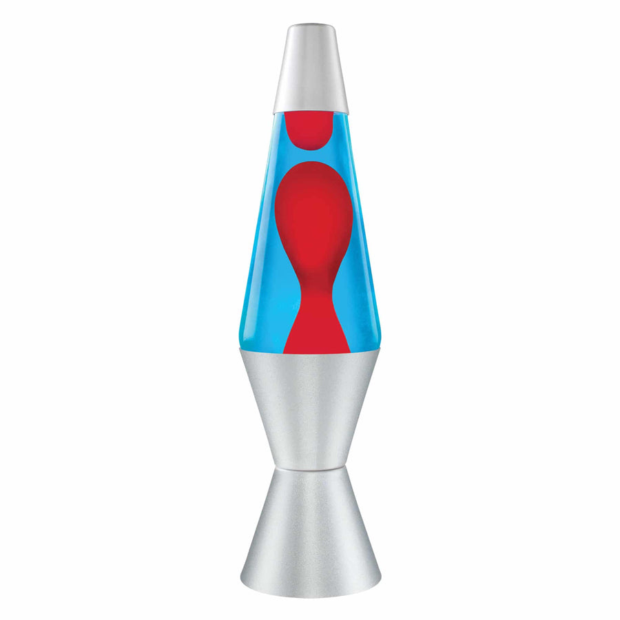 14.5″ LAVA LAMP – RED/BLUE/SILVER I3