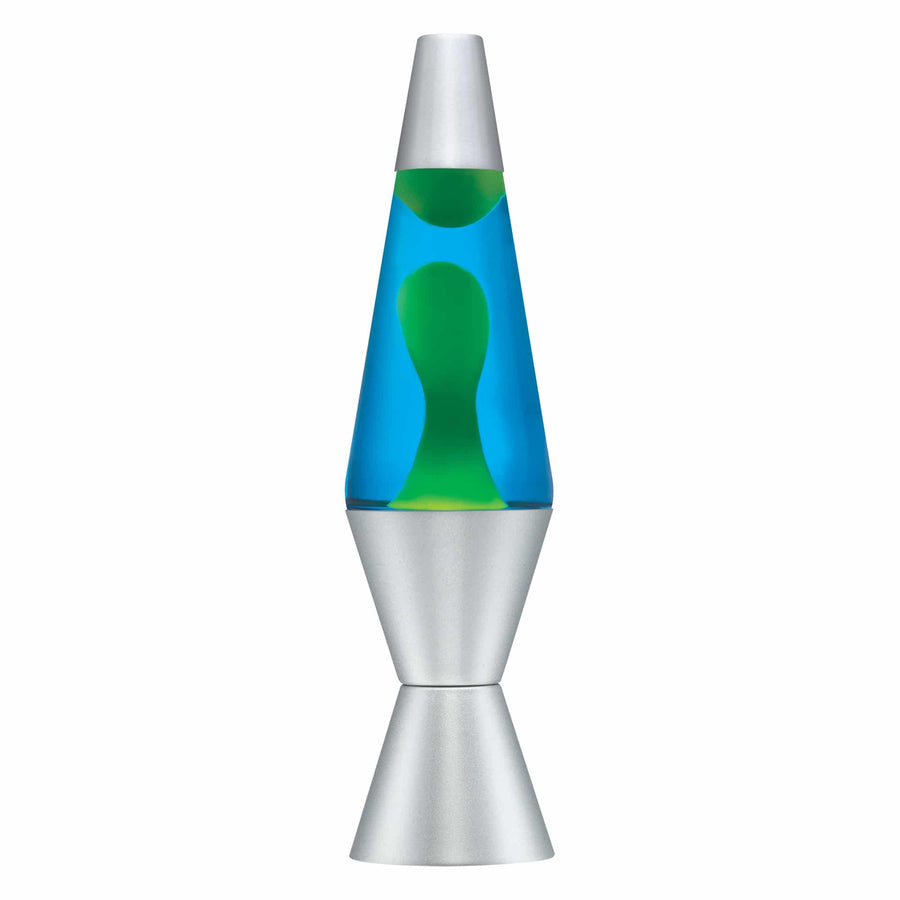 14.5” LAVA LAMP – YELLOW/BLUE/SILVER I7
