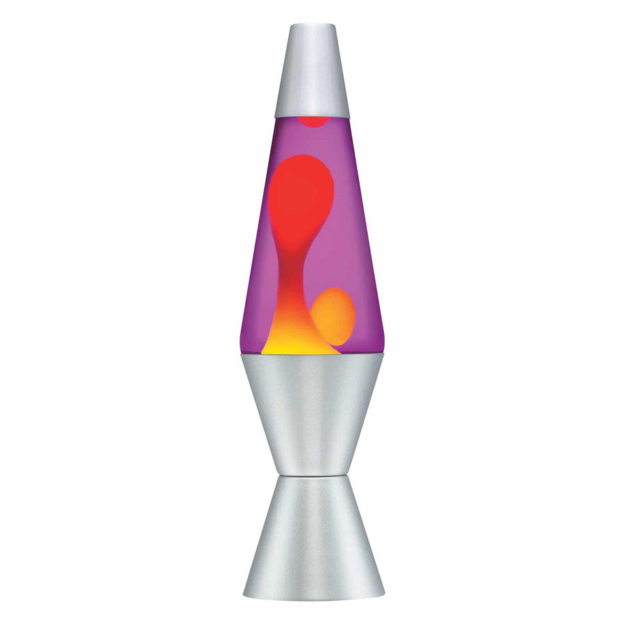 14.5” LAVA LAMP – YELLOW/PURPLE/SILVER R6