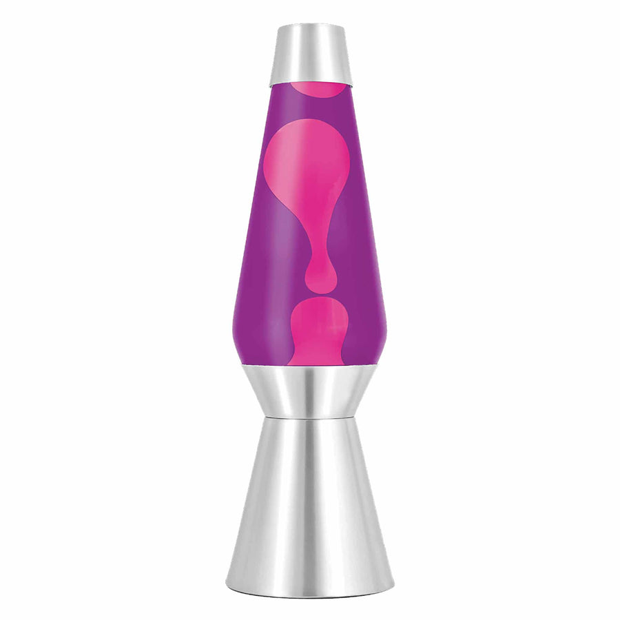 27″ LAVA LAMP GRANDE – PINK/PURPLE/SILVER V7